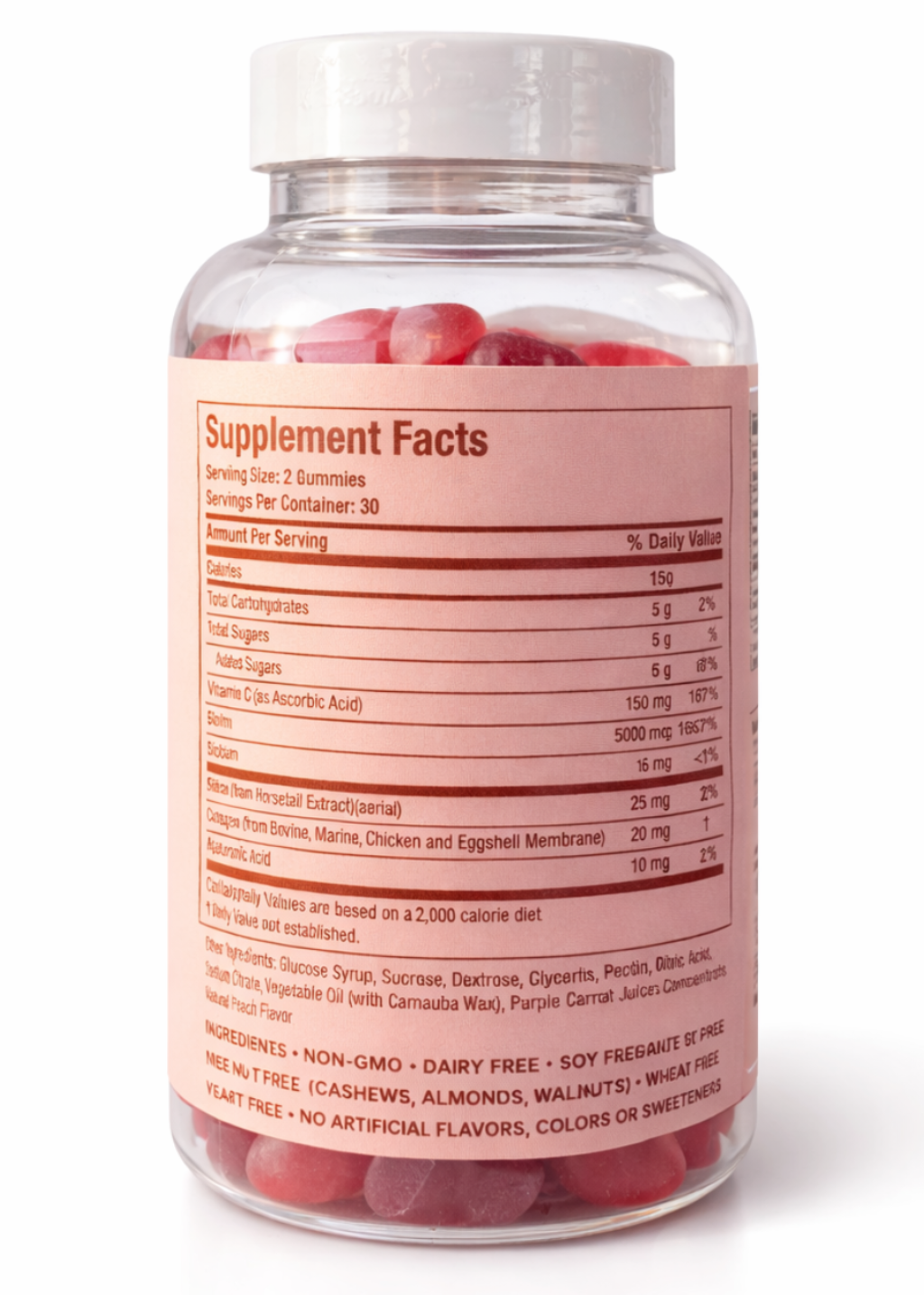 HerRooted Radiance Beauty Gummies