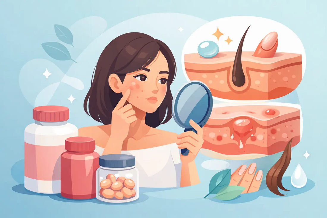 Does Hair Skin and Nails Help With Acne?