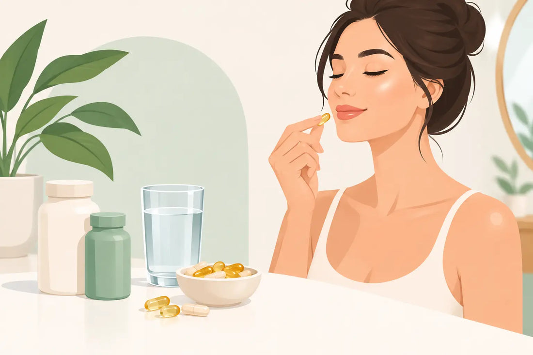 Your Skin Glow Supplement Routine, Made Easy