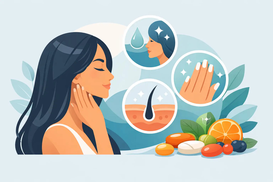 What Vitamins Support Hair Skin and Nails?