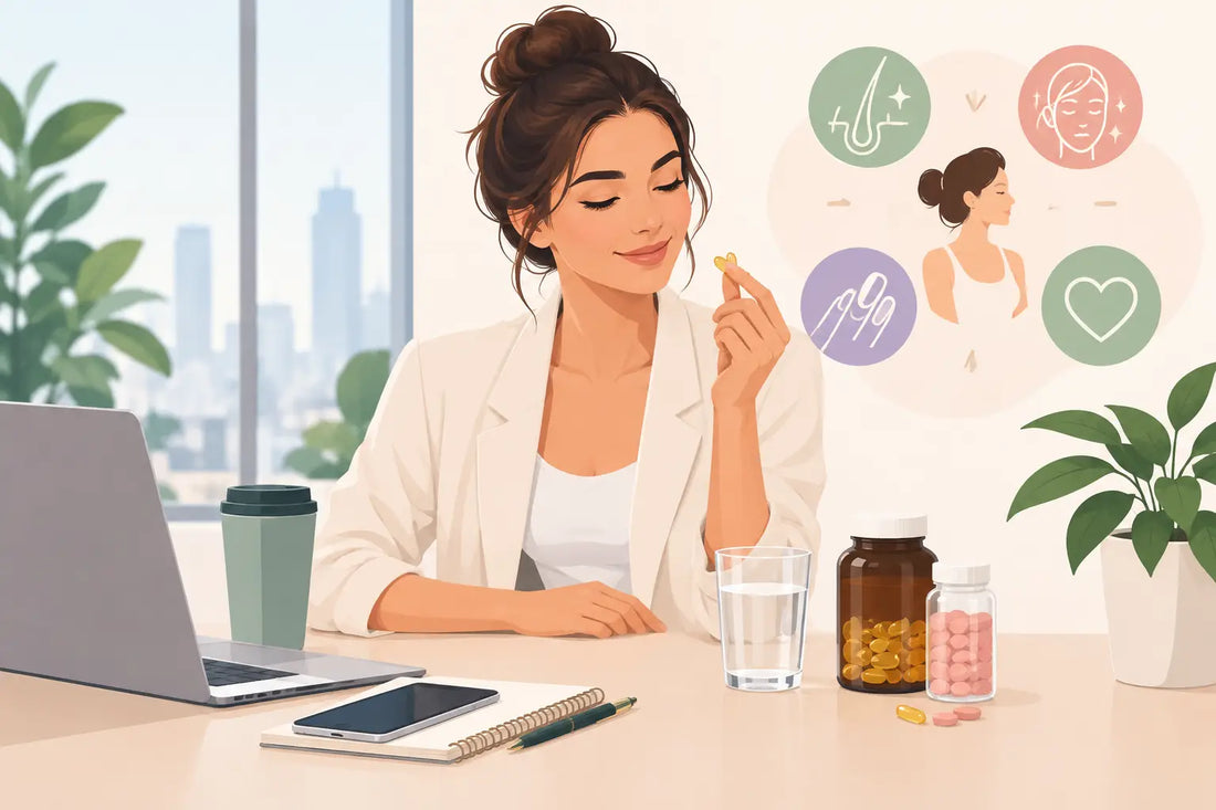 Beauty Vitamins for Busy Women That Fit Real Life