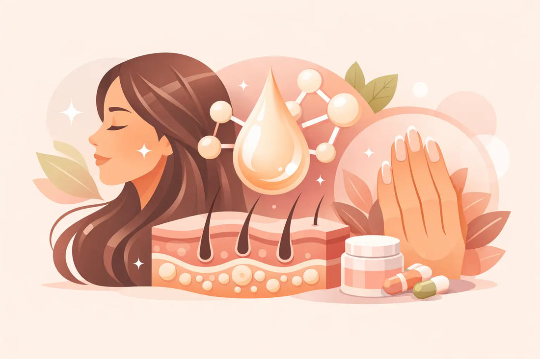 Hair Skin and Nails Collagen Support
