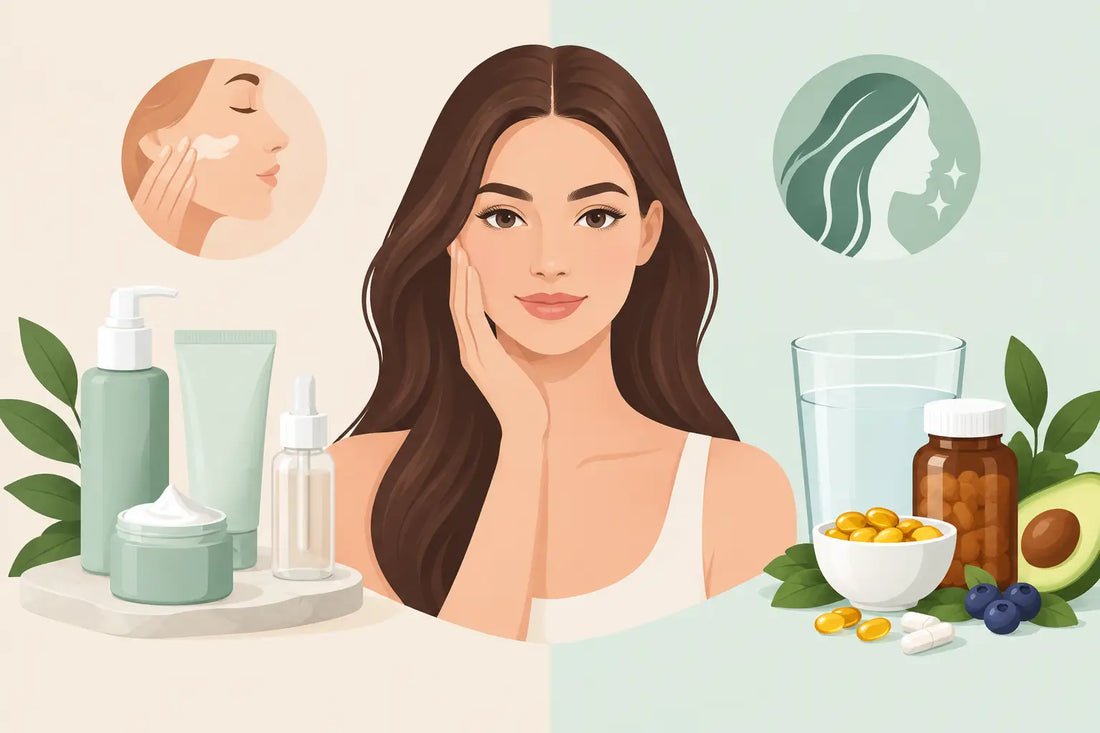 Topical Versus Oral Beauty for Hair and Skin