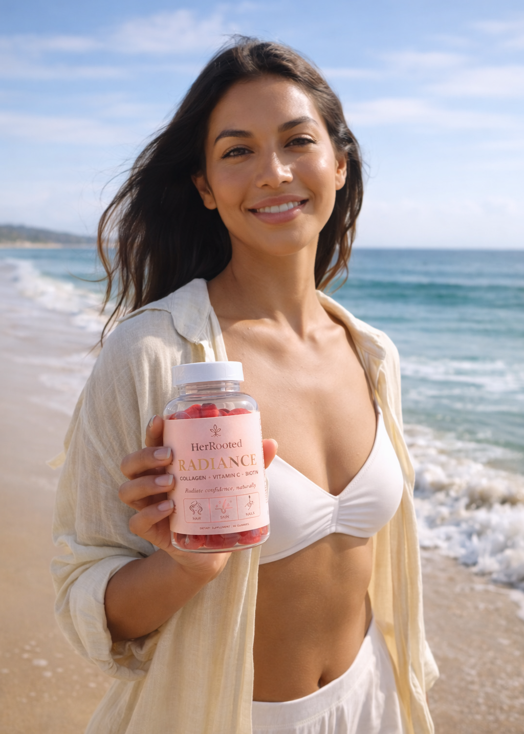 HerRooted Radiance Beauty Gummies