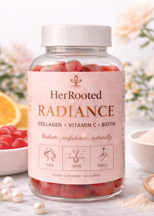 HerRooted Radiance Beauty Gummies